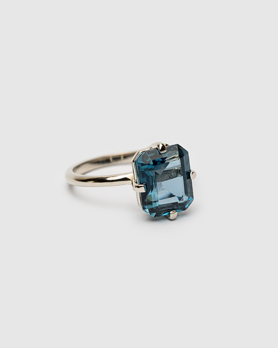Solitario Topacio London Blue
