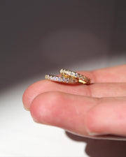 Par de Huggies Diamantes de 1.3mm
