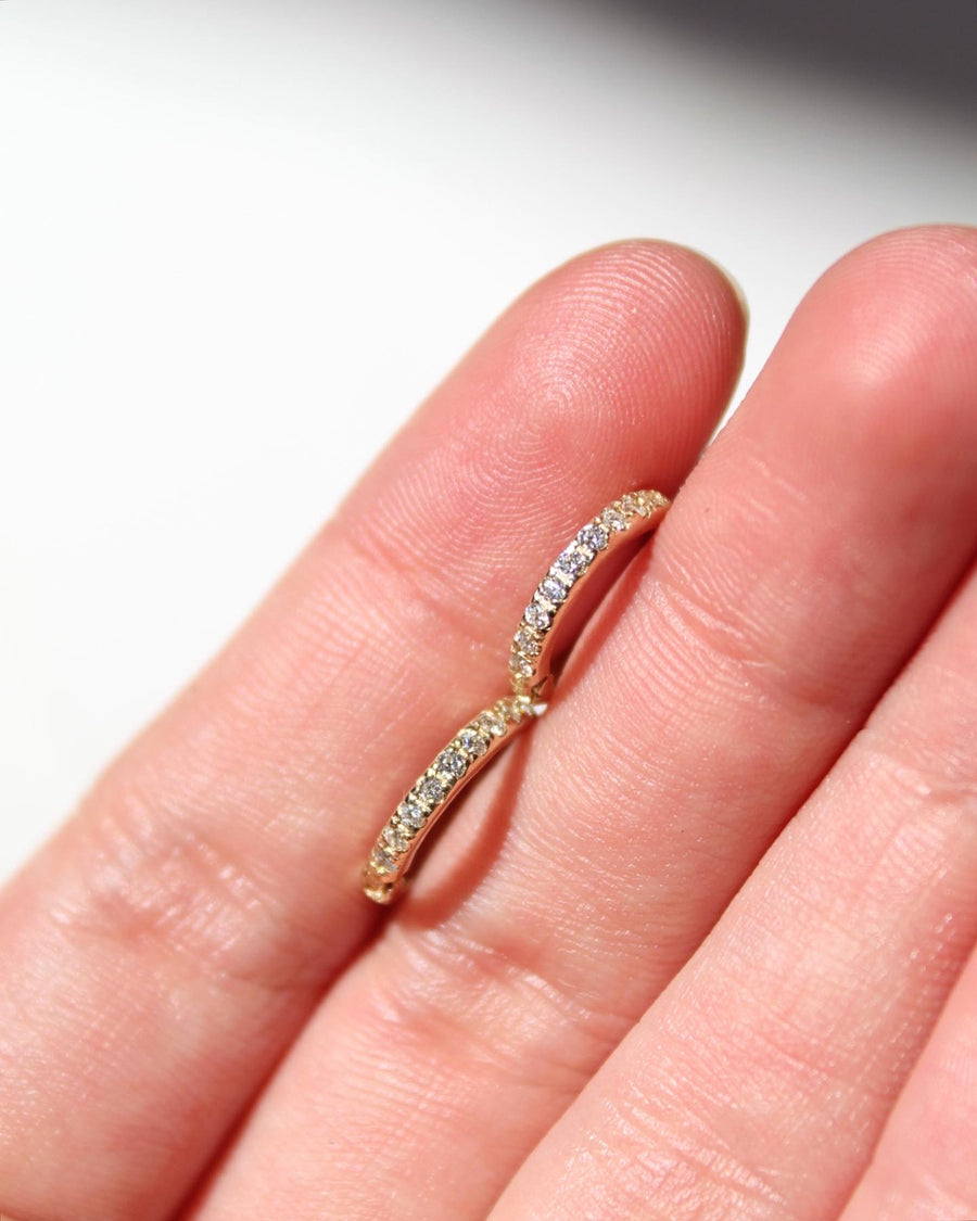 Par de Huggies Diamantes de 1.3mm