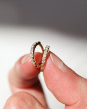 Par de Huggies Diamantes de 1.3mm