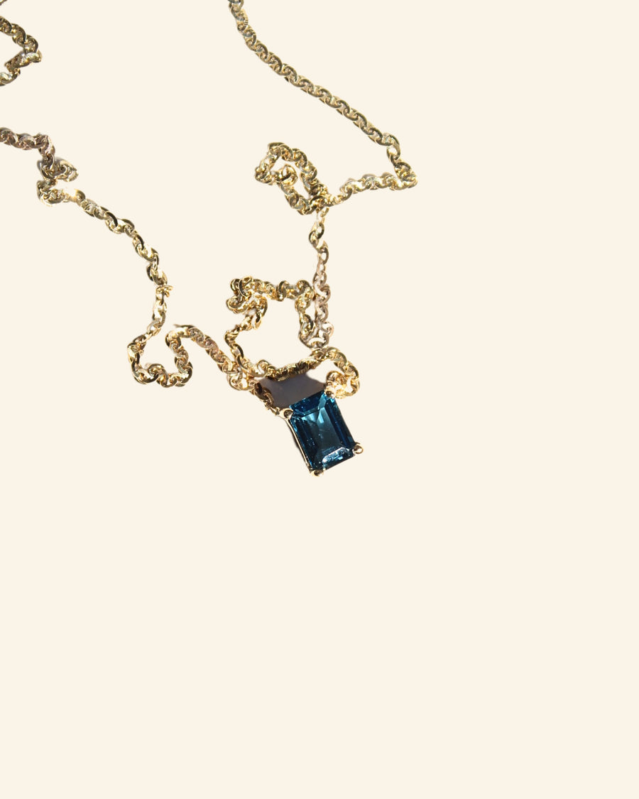 Collar Topacio London Blue