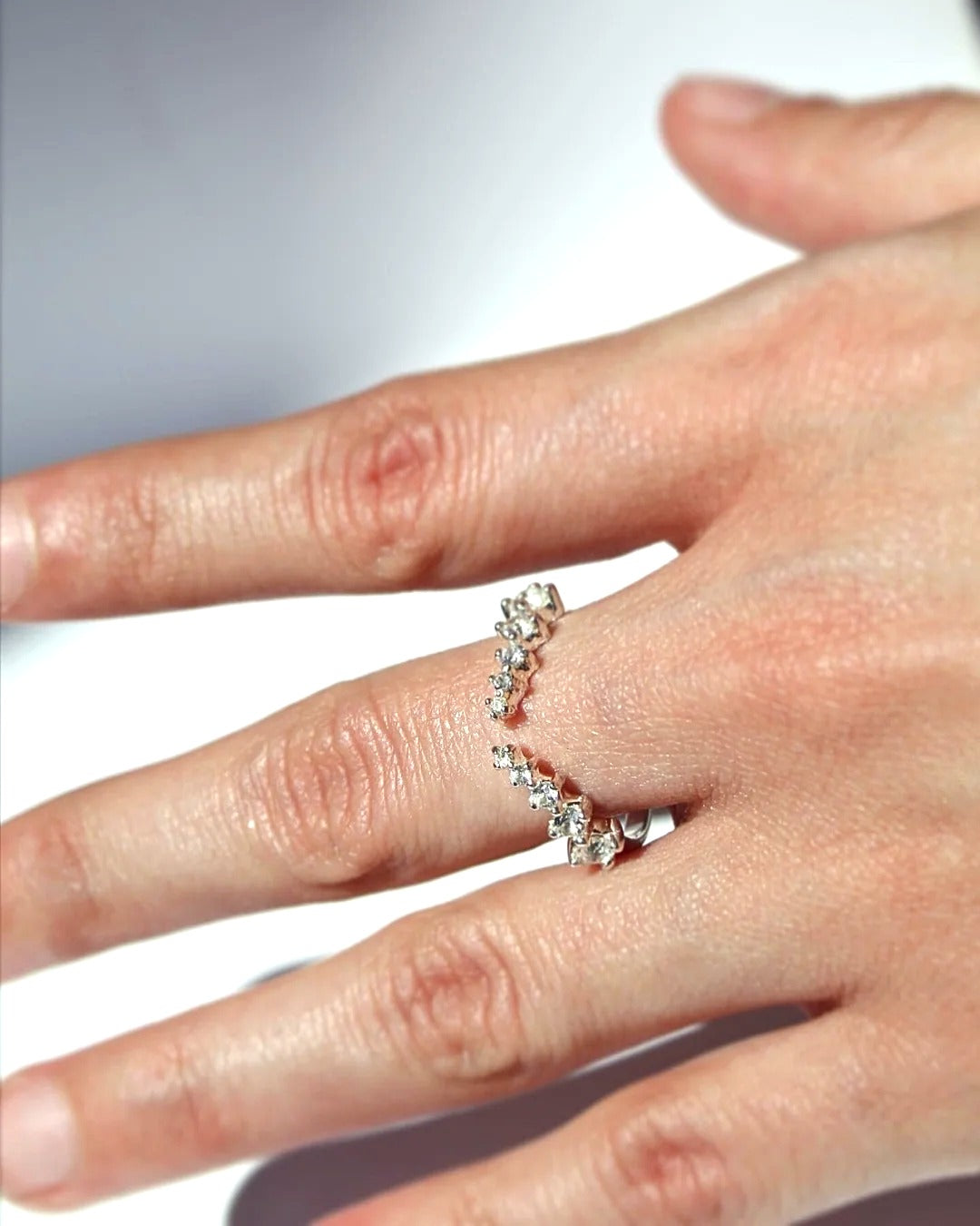 Anillo tipo corona apilable — foto 4