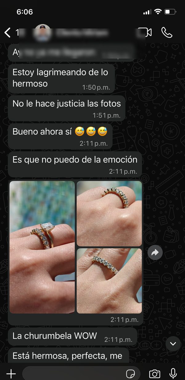 Mensaje de una clienta de 79 & Dos