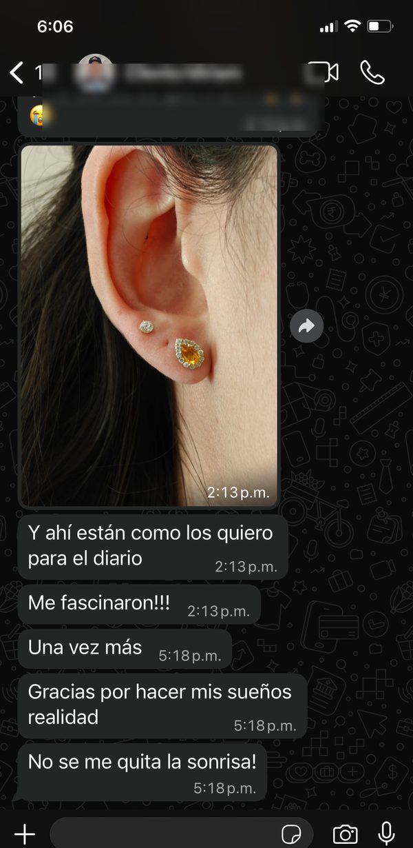 Mensaje de una clienta de 79 & Dos