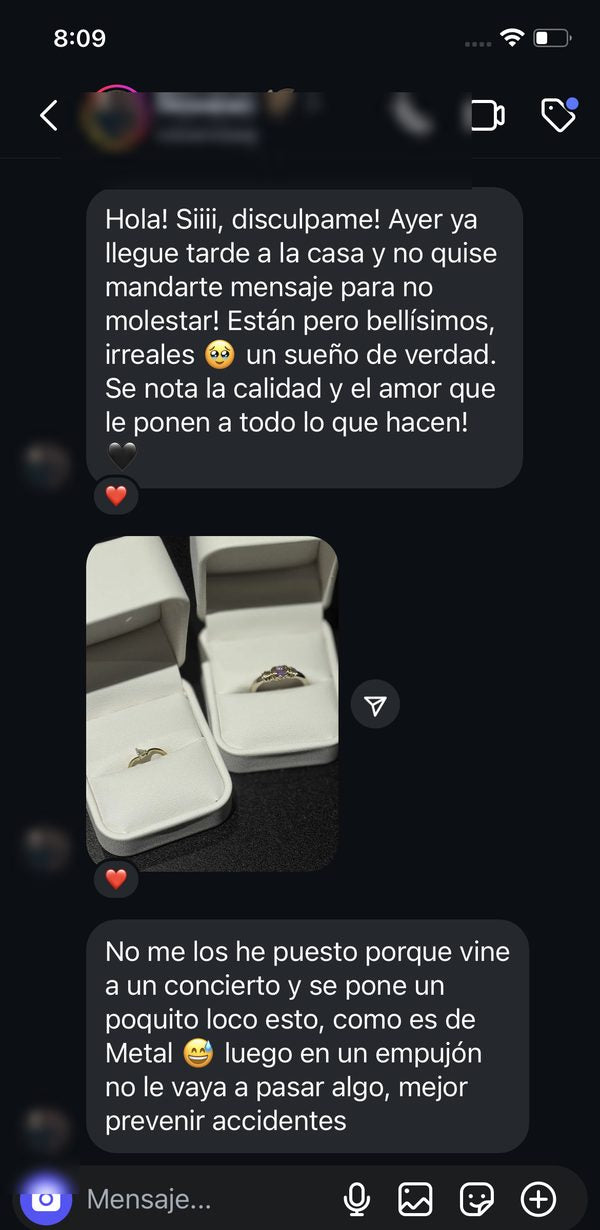 Mensaje de una clienta de 79 & Dos
