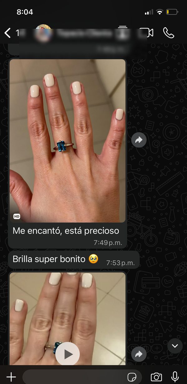 Mensaje de una clienta de 79 & Dos